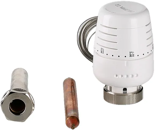 Головка термостатическая с выносным погружным датчиком М30x1.5 Valtec белый VT.5011.0.0 Головка термостатическая с выносным погружным датчиком М30x1.5 Valtec белый VT.5011.0.0