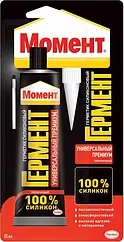Герметик силиконовый универальный 85мл прозрачный Момент Гермент премиум Герметик силиконовый универальный 85мл прозрачный Момент Гермент премиум