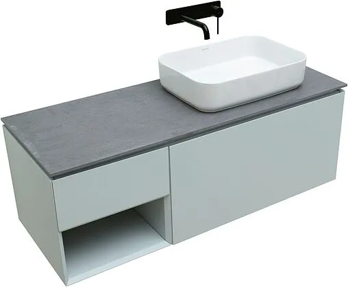 Тумба-умывальник подвесная Allen Brau Infinity 120 R папирус 1.21008.PWM+