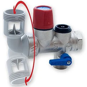 Группа безопасности бойлера ¾"н x ¾"в 7 бар WATTS SFR INOX 10025229 Группа безопасности бойлера ¾"н x ¾"в 7 бар WATTS SFR INOX 10025229, 2