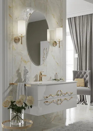 Тумба под умывальник подвесная Clarberg Due Amanti Т12/W белый DUE0112W Тумба под умывальник подвесная Clarberg Due Amanti Т12/W белый DUE0112W