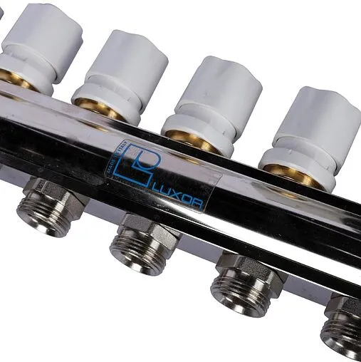 Группа коллекторная без расходомеров 7 отводов 1&quot;в/в x ¾&quot;ек Luxor CD 468M/7 15552707MN