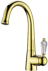Смеситель для кухни Omoikiri Kanagawa золото 4994074 Смеситель для кухни Omoikiri Kanagawa золото 4994074, 1