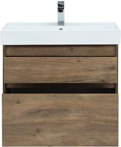 Тумба под умывальник подвесная Aquanet Nova Lite 75 дуб рустикальный 00249515