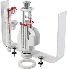 Комплект арматуры для бачка двухрежимный ½" пластик нижний AlcaPlast SA08AS ½" Комплект арматуры для бачка двухрежимный ½" пластик нижний AlcaPlast SA08AS ½"
