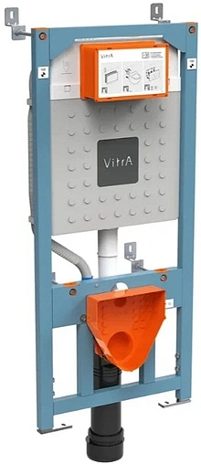 Комплект 5 в 1 VitrA Integra Round Rim-Ex 9856B003-7205 с кнопкой Sirius 740-0480 хром глянцевый