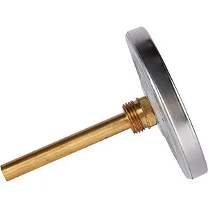 Термометр биметаллический Rommer 100мм 120°С гильза 100мм ½&quot; RIM-0001-101015, 5