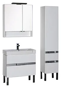 Шкаф-зеркало Aquanet Виго 80 L белый 00183401 Шкаф-зеркало Aquanet Виго 80 L белый 00183401, 5