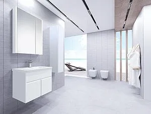 Тумба-умывальник подвесная Roca UP 80 белый глянец ZRU9303012+327470000 Тумба-умывальник подвесная Roca UP 80 белый глянец ZRU9303012+327470000, 4