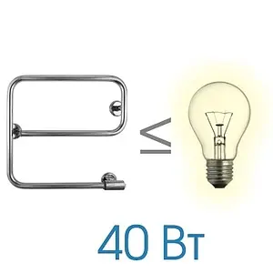 Полотенцесушитель электрический E-образный Energy E-G1 полированная сталь, 4
