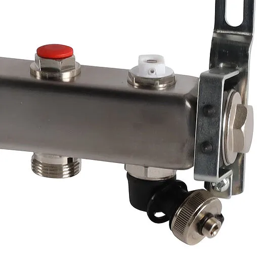 Группа коллекторная без расходомеров 12 отводов 1&quot;в/в x ¾&quot;ек Rommer RMS-3201-000012