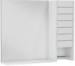 Шкаф-зеркало ISVEA Aristo 80 белый 21RS2001081I Шкаф-зеркало ISVEA Aristo 80 белый 21RS2001081I, 1