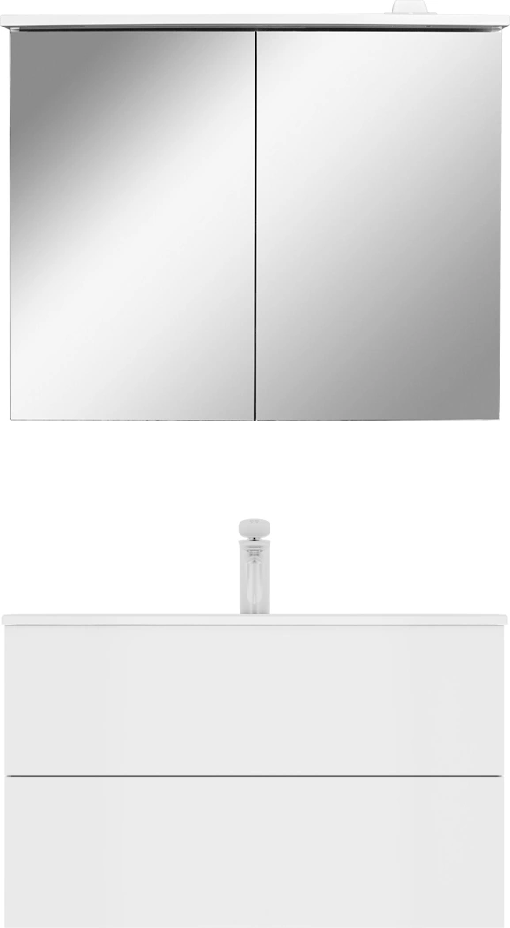 Шкаф-зеркало Am.Pm Spirit V2.0 80 белый глянец M70AMCX0801WG