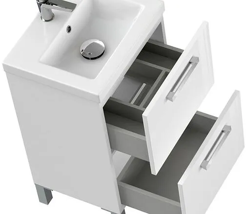 Тумба-умывальник Cersanit Melar 50 белый 64127+