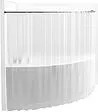 Карниз для ванны Aquanet Vitoria 130x130 хром 00181620
