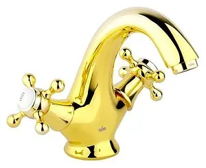 Смеситель для раковины Timo Nelson золото 1911F Gold Смеситель для раковины Timo Nelson золото 1911F Gold, 1