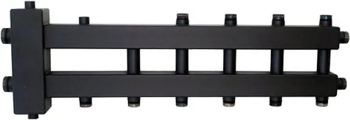 Распределительный коллектор 6 контуров с гидрострелкой 1¼&quot;н x 1&quot;н Uni-fitt 437Z4136