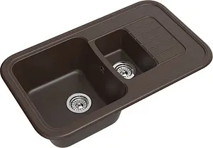 Мойка кухонная Ewigstein Antik A-60KF шоколад Мойка кухонная Ewigstein Antik A-60KF шоколад, 1
