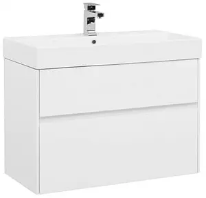 Тумба под умывальник Aquanet Бруклин 85 белый 00203960, 1