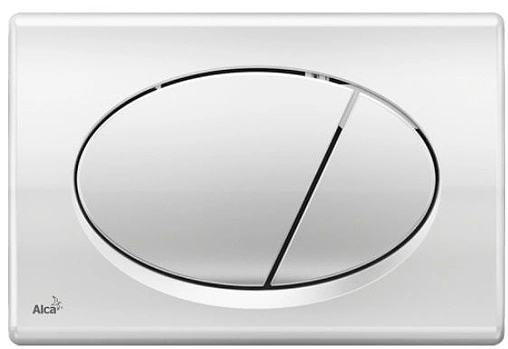 Инсталляция для подвесного унитаза Set 3 в 1 AlcaPlast Sadromodul AM101/1120+M71-001 с кнопкой хром глянцевый