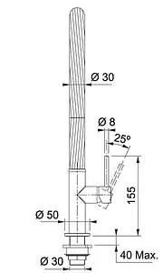 Смеситель для кухни с выдвижным изливом Franke Maris Free by Dror чёрный матовый 115.0576.698 Смеситель для кухни с выдвижным изливом Franke Maris Free by Dror чёрный матовый 115.0576.698, 3