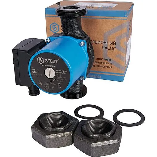 Насос циркуляционный Stout 32/40-180 SPC-0010-3240180 Насос циркуляционный Stout 32/40-180 SPC-0010-3240180