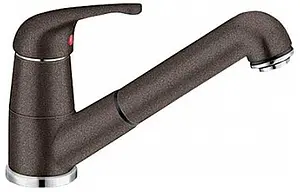 Смеситель для кухни с выдвижным изливом Blanco Daras - S кофе 524196 Смеситель для кухни с выдвижным изливом Blanco Daras - S кофе 524196, 1