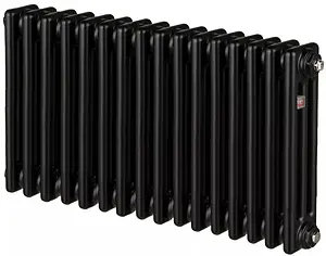 Радиатор стальной трубчатый Zehnder Charleston 3057/16 1270 ¾&quot; Ral 9217 Traffic Black (matt), 1