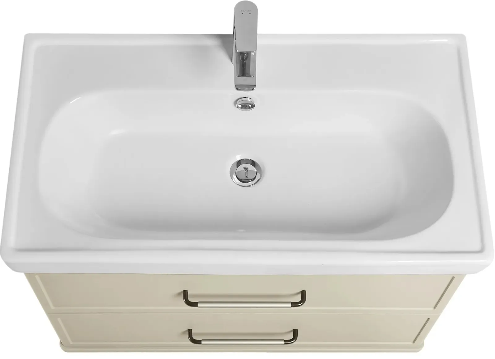 Тумба-умывальник подвесная Aquaton Нео-Классика 85 белый камень 1A2863K1NCTG0, 5