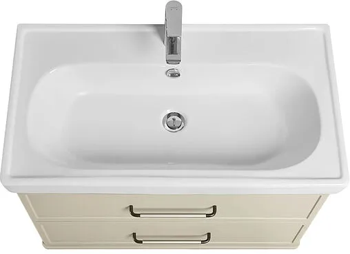 Тумба-умывальник подвесная Aquaton Нео-Классика 85 белый камень 1A2863K1NCTG0