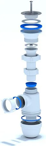 Сифон бутылочный для мойки Ани Пласт C0100 Сифон бутылочный для мойки Ани Пласт C0100