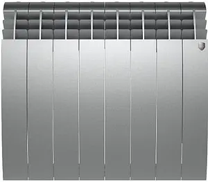 Радиатор алюминиевый 8 секций Royal Thermo BiLiner Alum 500 Silver Satin RTBASS50008 Радиатор алюминиевый 8 секций Royal Thermo BiLiner Alum 500 Silver Satin RTBASS50008, 2