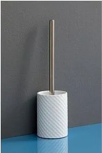 Ёршик для унитаза Aquanet хром/белый CE1604A-TOH, 3