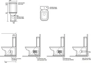 Унитаз-компакт Kerasan Waldorf белый 411701+418101+ Унитаз-компакт Kerasan Waldorf белый 411701+418101+, 2
