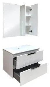 Тумба-умывальник подвесная Comforty Генуя 75 белый, 5