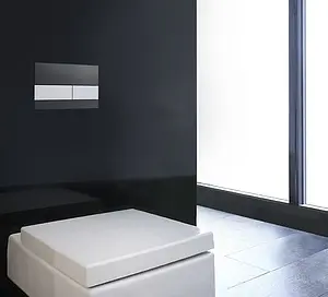 Клавиша смыва для унитаза TECEsquare 9240806 кнопки/сатин, панель/стекло черный Клавиша смыва для унитаза TECEsquare 9240806 кнопки/сатин, панель/стекло черный, 2