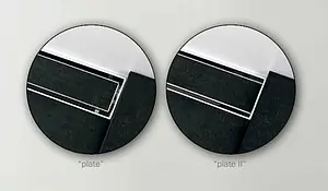 Решетка для лотка под плитку угловая 825мм TECEdrainline Plate 610970, 3