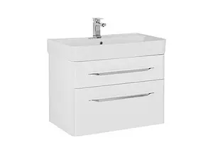 Тумба под умывальник подвесная Aquanet Виченца 80 белый 00196963, 1