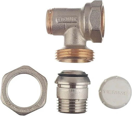 Вентиль запорный угловой ¾&quot; в/н Tiemme 3230013