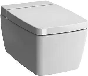 Унитаз подвесной безободковый с емкостью для чистящей жидкости VitrA Metropole Rim-Ex белый 7672B003-1686 Унитаз подвесной безободковый с емкостью для чистящей жидкости VitrA Metropole Rim-Ex белый 7672B003-1686, 1