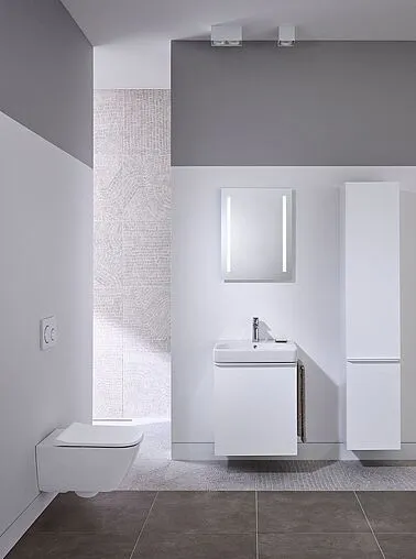Унитаз подвесной безободковый Geberit Smyle Square Rimfree белый 500.683.01.1