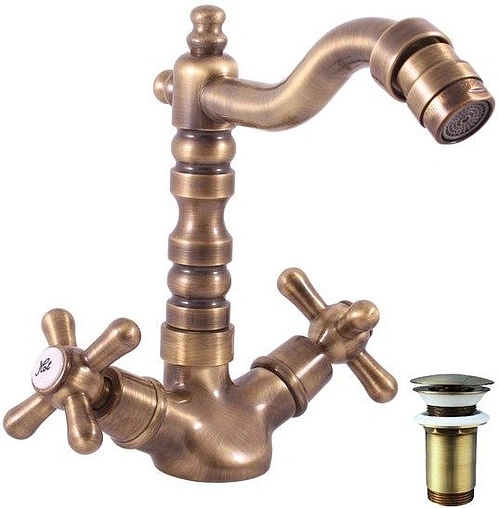 Смеситель для биде Rav Slezak Morava retro бронза MK121.5/9SM