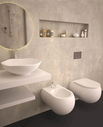 Унитаз подвесной безободковый Bien Flash белый FLKA052N1VP0W3000