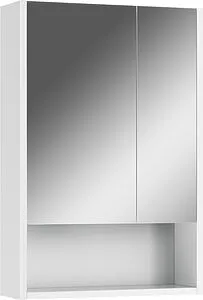 Шкаф-зеркало Айсберг Ева 50 белый DA5920HZ, 1