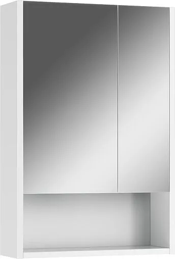 Шкаф-зеркало Айсберг Ева 50 белый DA5920HZ