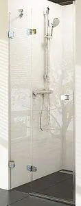 Душевая дверь 800мм прозрачное стекло Ravak Brilliant BSD2-80 A-L 0UL4AA00Z1, 1