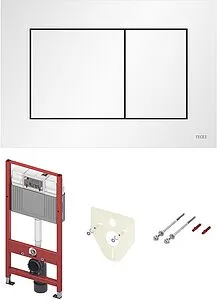 Инсталляция для подвесного унитаза Set 4 в 1 TECEbase K440417 с кнопкой белый матовый, 1