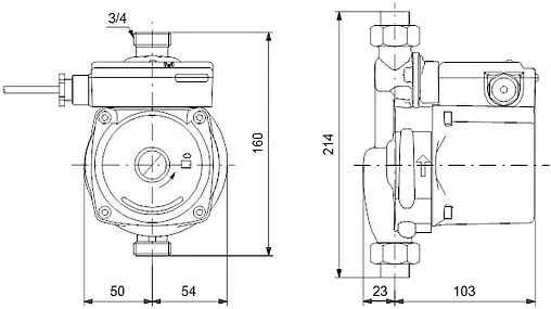 Насос для повышения давления Grundfos UPA 15-90 160 59539512