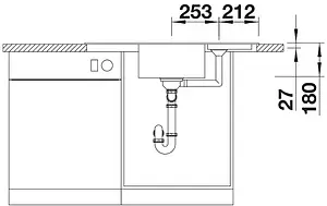 Мойка кухонная Blanco Zia 9 E 93 белый 514758 Мойка кухонная Blanco Zia 9 E 93 белый 514758, 4