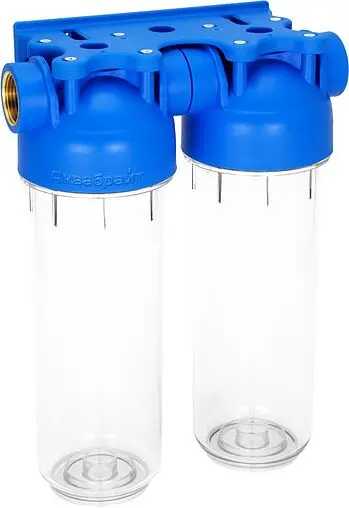 Корпус фильтра 1"в x 1"в Slim Line 10" Аквабрайт АБФ-2-1 Корпус фильтра 1"в x 1"в Slim Line 10" Аквабрайт АБФ-2-1